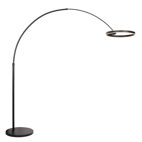 Lampadaire noir / lampadaire arqué Ringlux 4130ZW 4000 lumens
