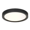 Lampe de plafond noire 4132ZW avec fonction dimmable à 3 niveaux et réglage de la température de couleur Ø29 cm