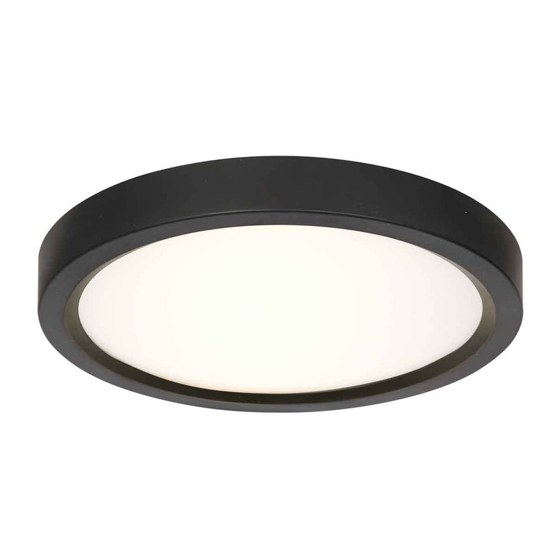 Lampe de plafond noire 4132ZW avec fonction dimmable à 3 niveaux et réglage de la température de couleur Ø29 cm