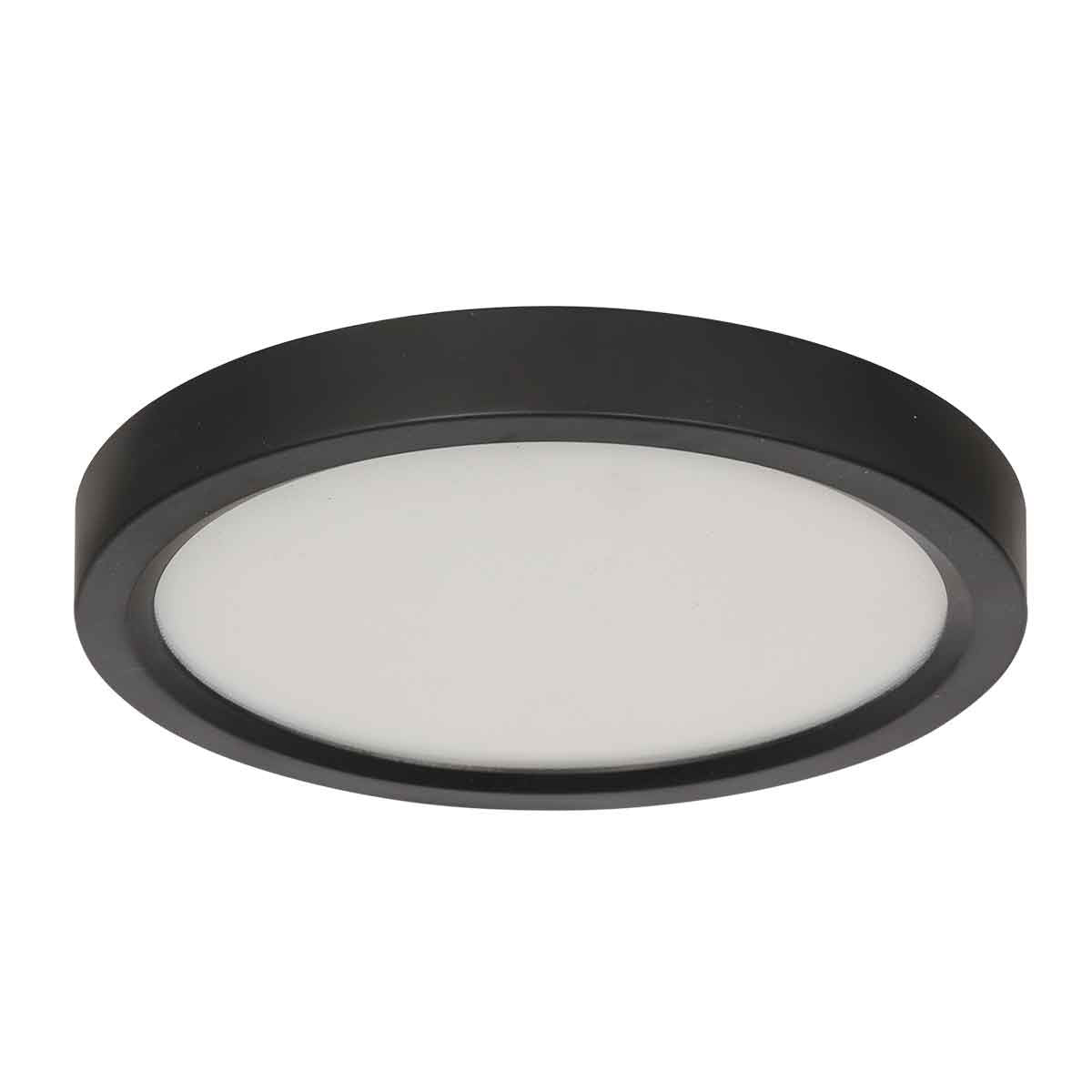 Lampe de plafond noire 4132ZW avec fonction dimmable à 3 niveaux et réglage de la température de couleur Ø29 cm