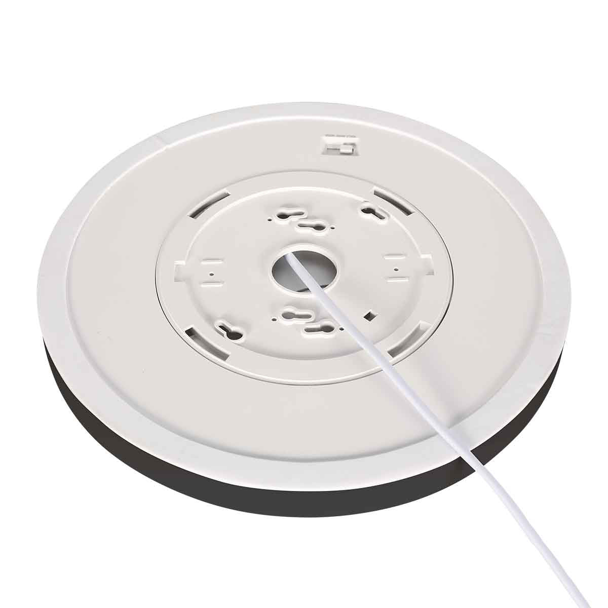 Lampe de plafond noire 4132ZW avec fonction dimmable à 3 niveaux et réglage de la température de couleur Ø29 cm