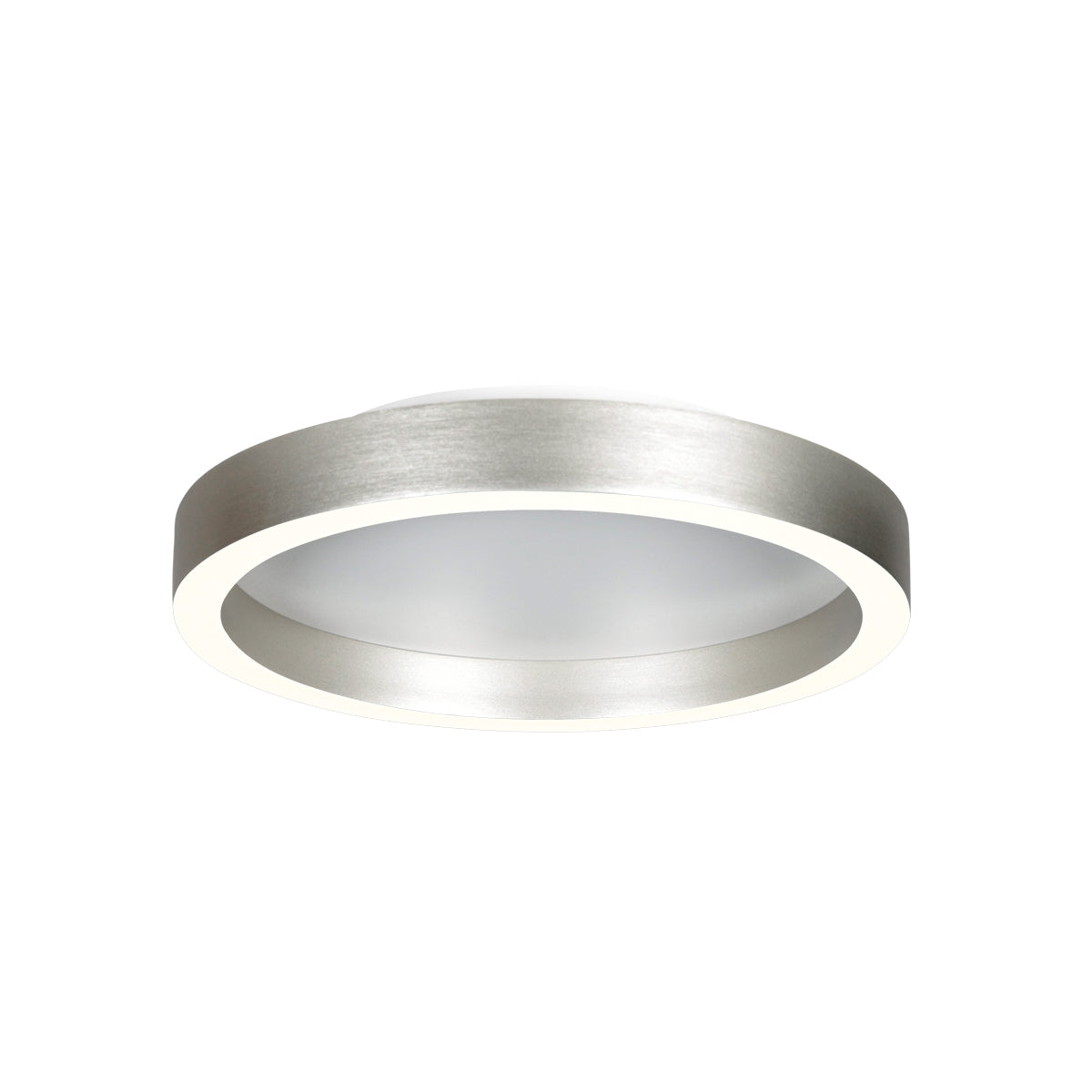 Plafonnier de couleur acier Ringlux 4134ST Ø30 cm 2500 lumens