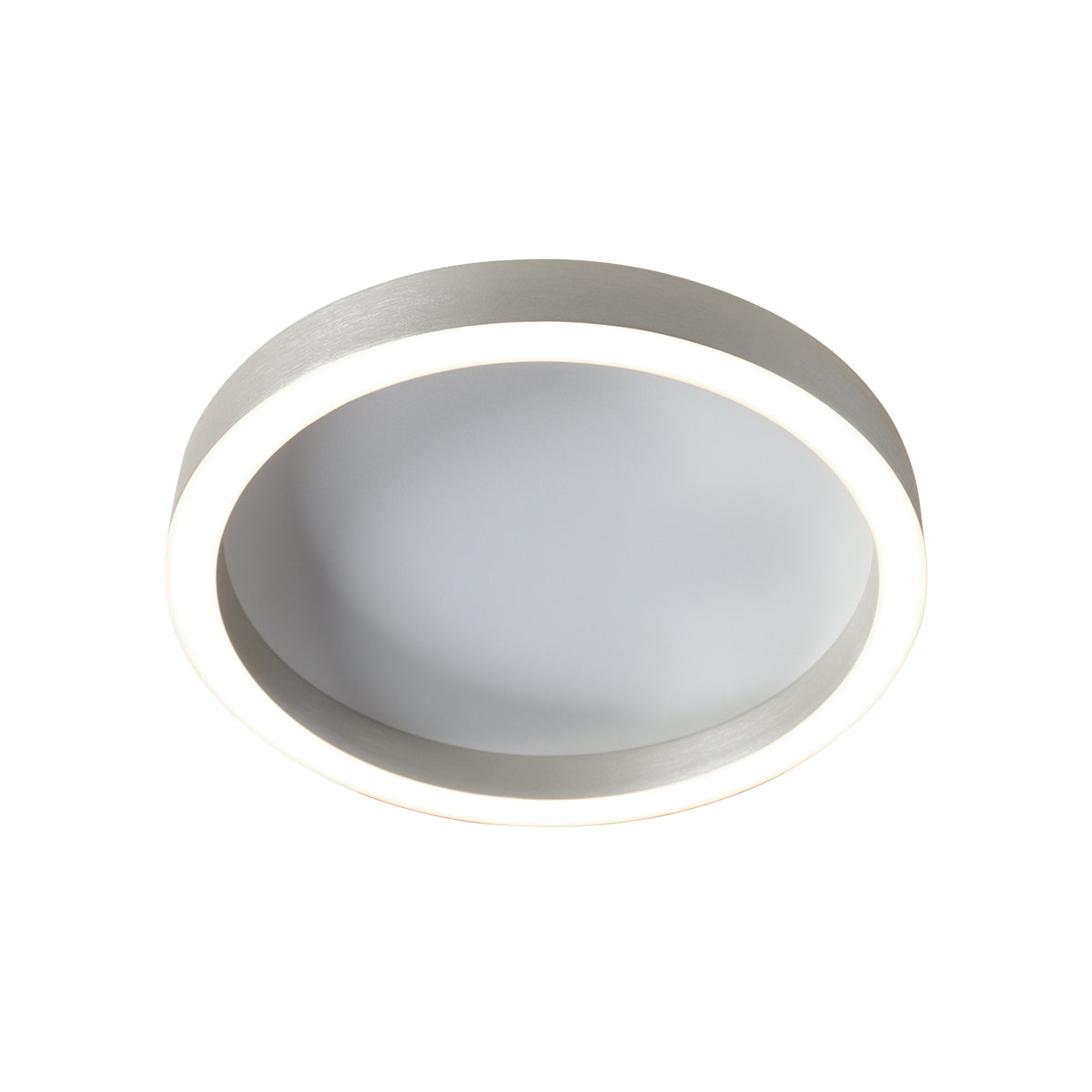 Plafonnier de couleur acier Ringlux 4134ST Ø30 cm 2500 lumens