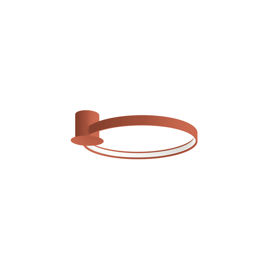 Plafonnier RIO 55 LED 4000K Ocre rouge