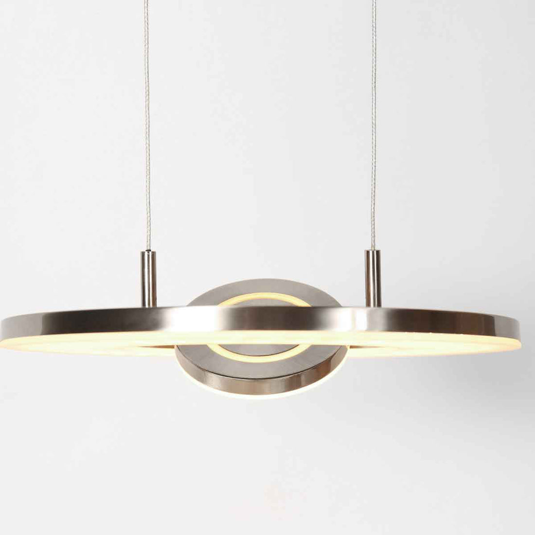 Suspension orientable led, anneau acier Ø 32 cm à hauteur réglable, salle à manger | Pivéa