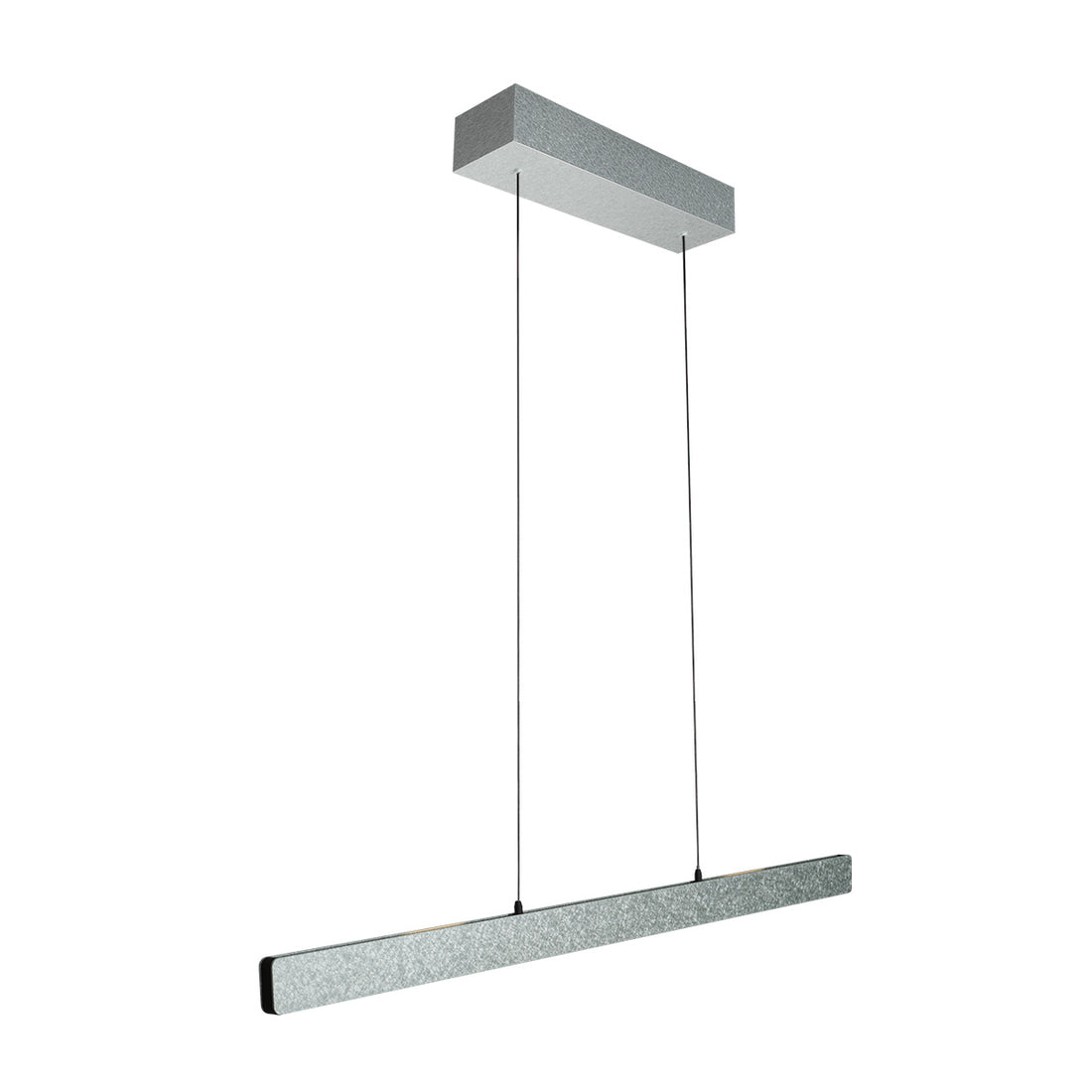 Suspension réglable en hauteur, barre champagne 120 cm à capteur | Fluxy