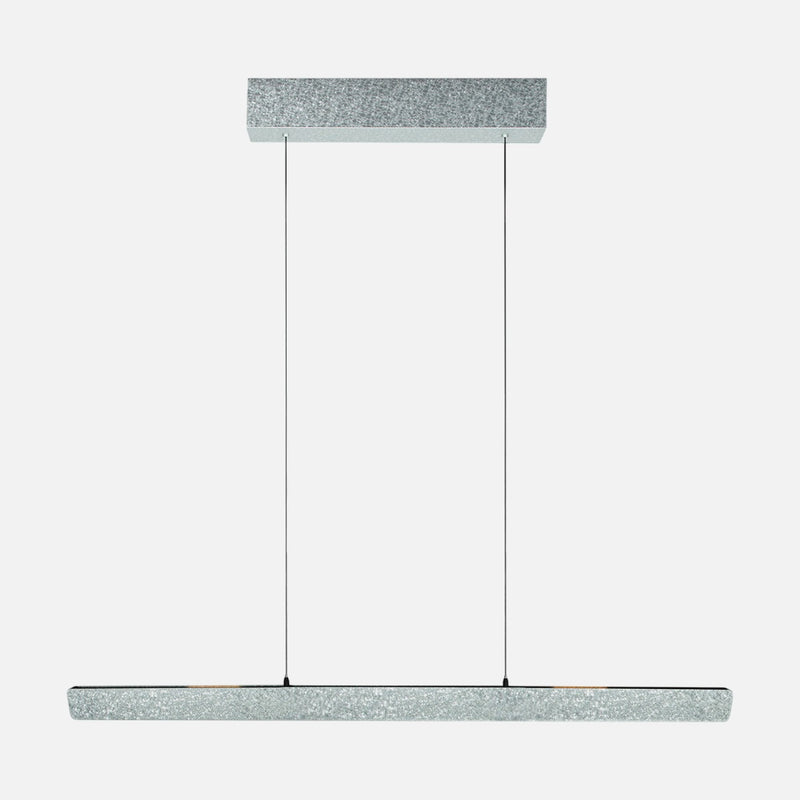 Suspension réglable en hauteur, barre champagne 120 cm à capteur | Fluxy