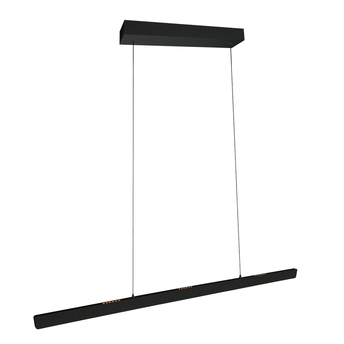 Suspension LED 4000 lumens noire, commande une main | Fluxy 4000