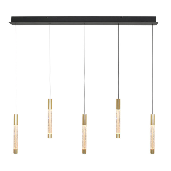 Suspension luminaire Alisio doré