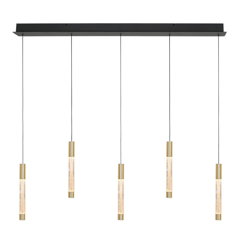 Suspension luminaire Alisio doré