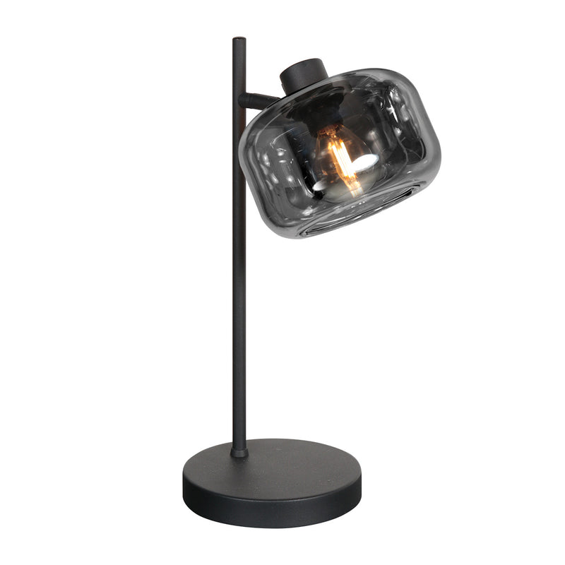 Lampe de table noire 1 lumière Tenebris 4212ZW – Design élégant et atmosphérique