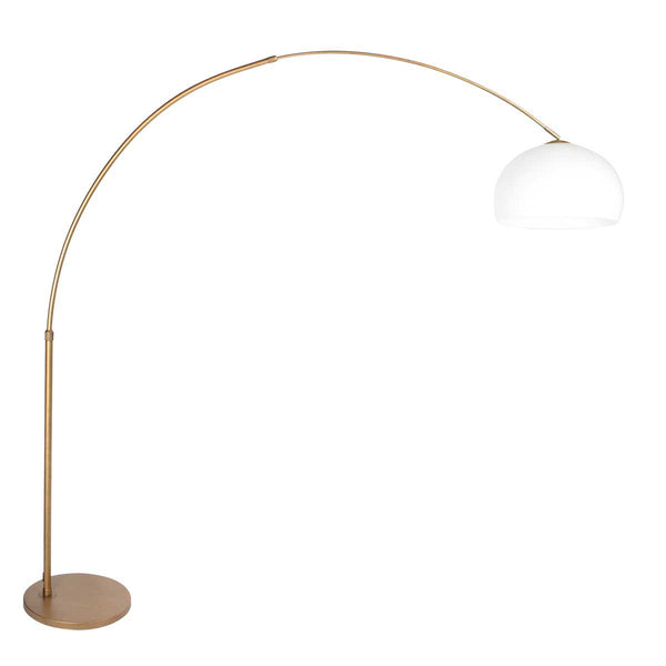 Lampadaire arqué couleur bronze Sparkled Light 4301BR – éclairage d'ambiance avec globe moderne en plastique