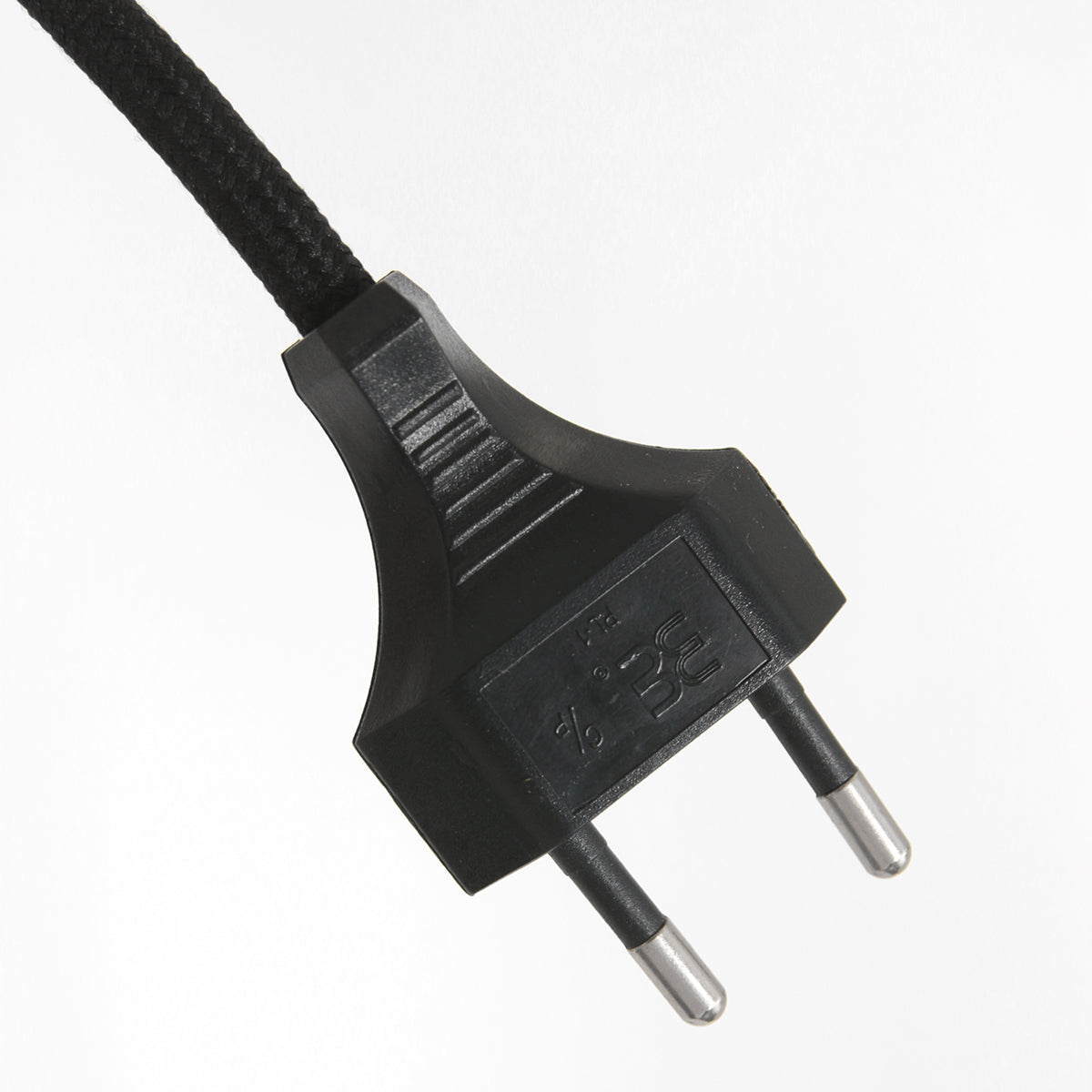 Stang 4338ZW – lampadaire en acier noir avec abat-jour en liège Ø50 cm
