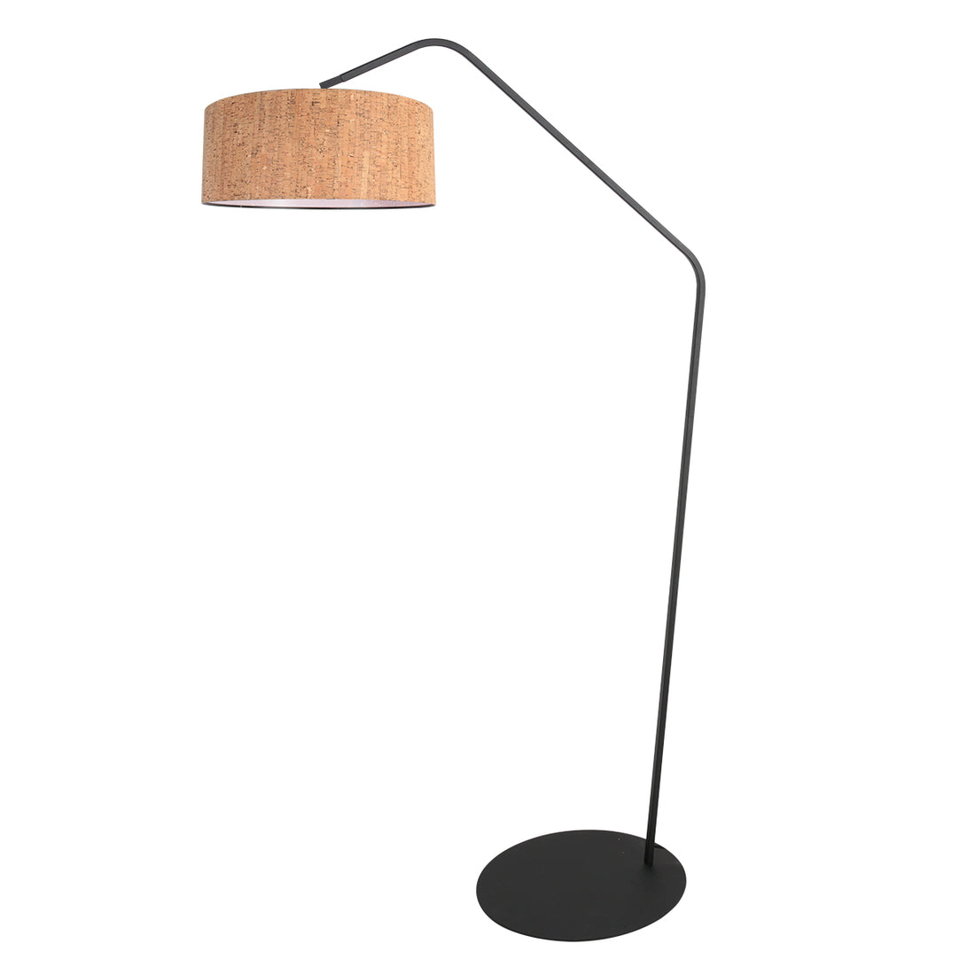 Lampadaire noir contemporain | Zelio