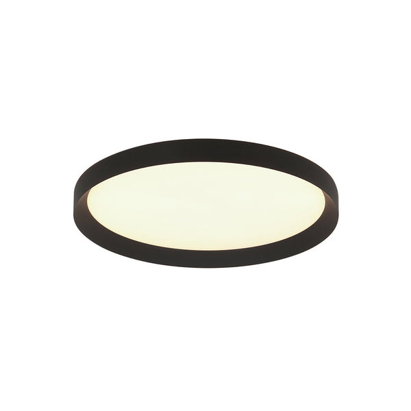 Plafonnier Flady 4367ZW noir Ø30 cm 2000 lumens