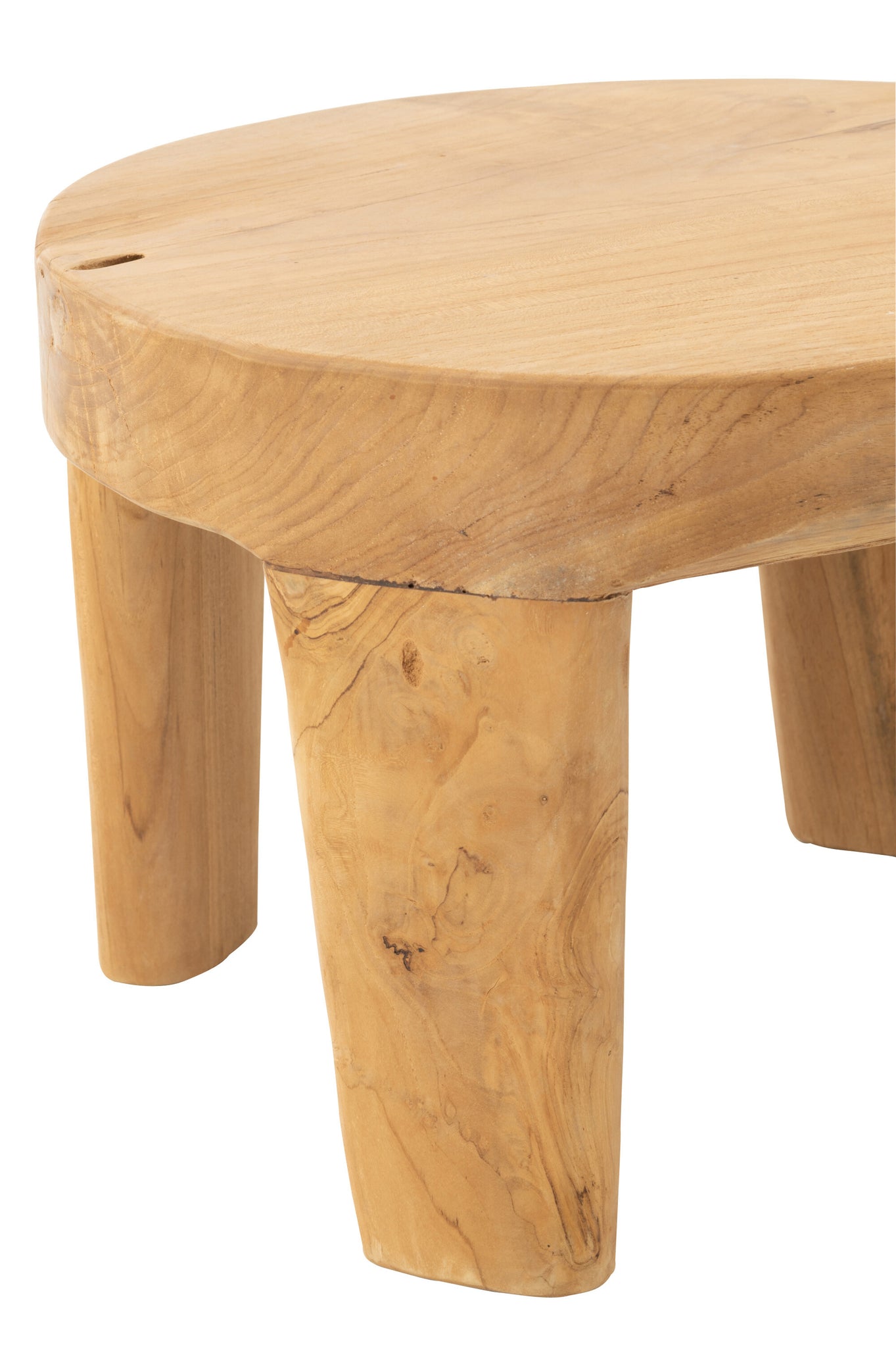 Tables Rondes Teck Naturel