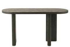 Table Teck Noir Recyclé