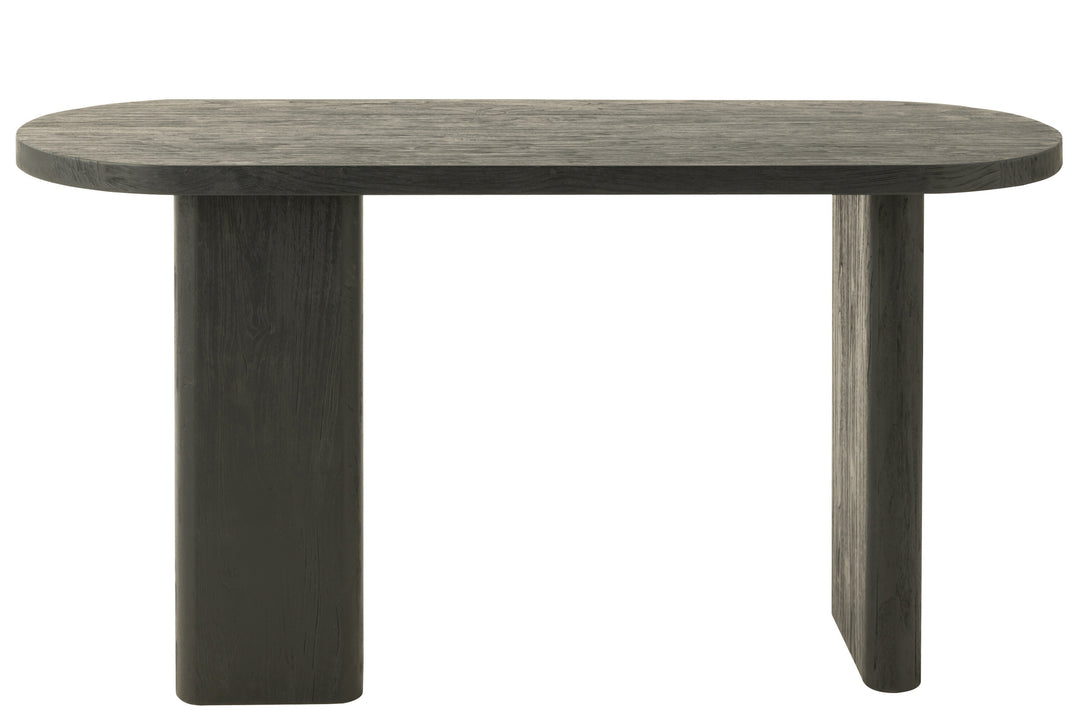 Table Teck Noir Recyclé