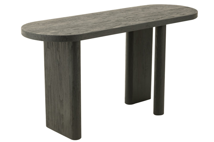 Table Teck Noir Recyclé