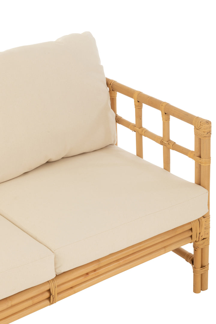 Canapé 3 Personnes Rotin Naturel | Jale