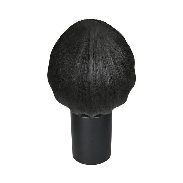 Lampe de table Bloeba 4384ZW avec abat-jour goutte en lin noir Ø25 cm