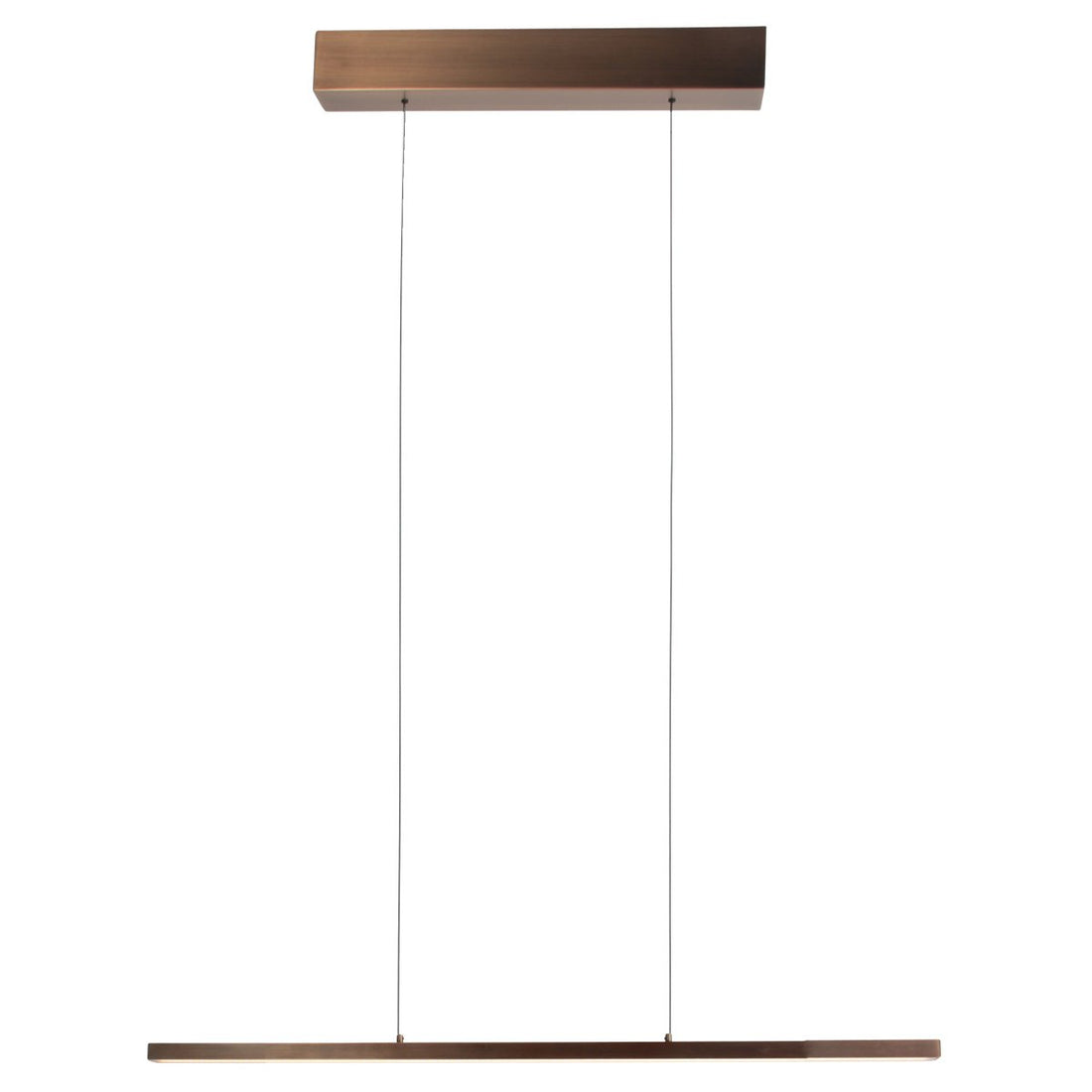 Suspension luminaire Bande bronze