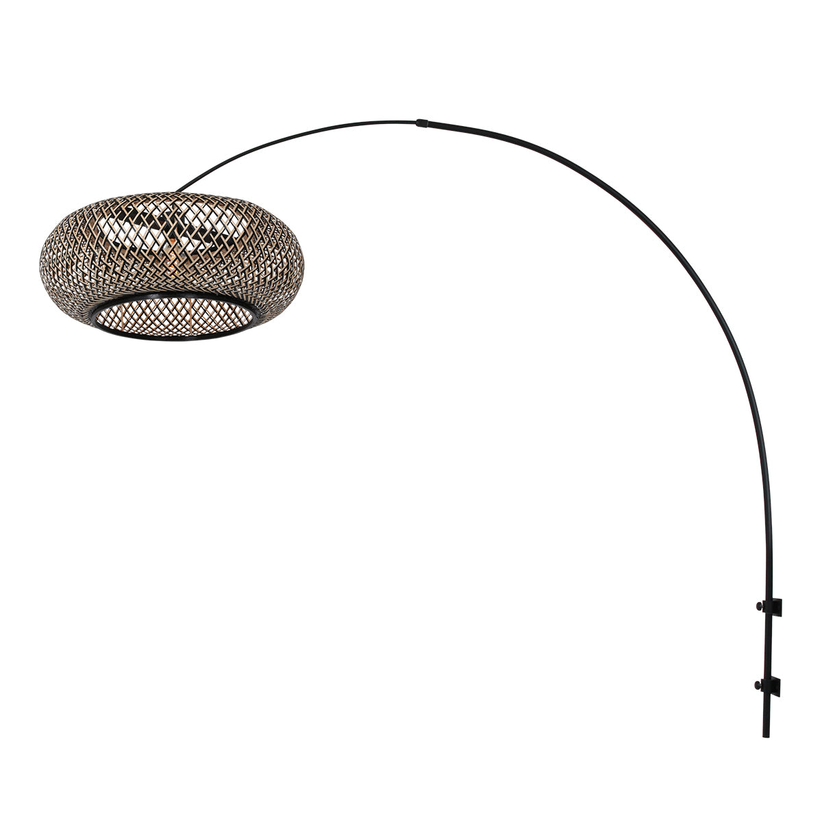 Applique liseuse murale arc bambou Banwa – vue 2 – Designix.fr