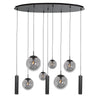 Suspension luminaire Bollique noir