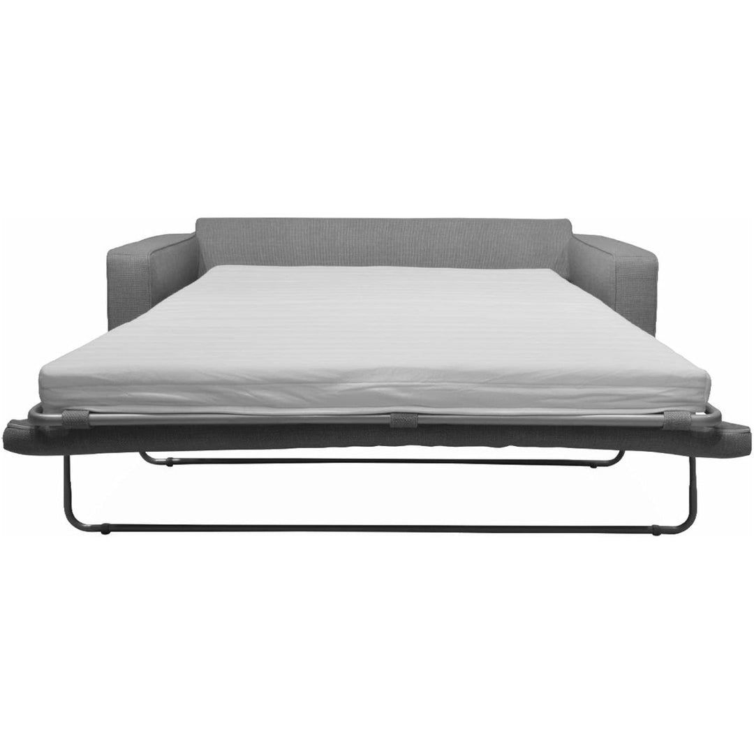 Alice'S Home - Canapé Lit 3 Places Gris Clair Avec Matelas 12Cm D'Épaisseur. Fabriqué En France | Designix -     - https://designix.fr/