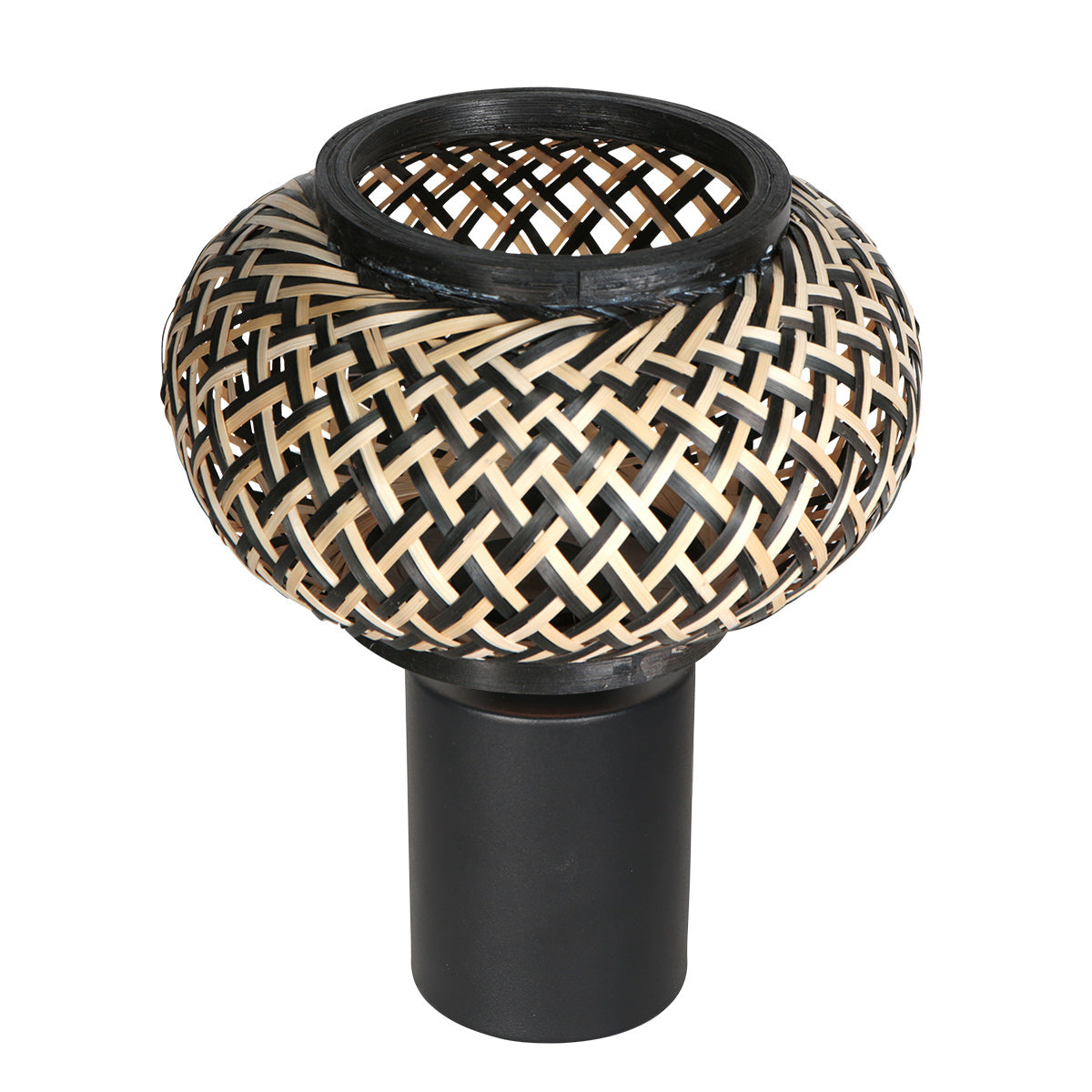 Lampe à poser bambou tressé Bloeba – vue 4 – Designix.fr