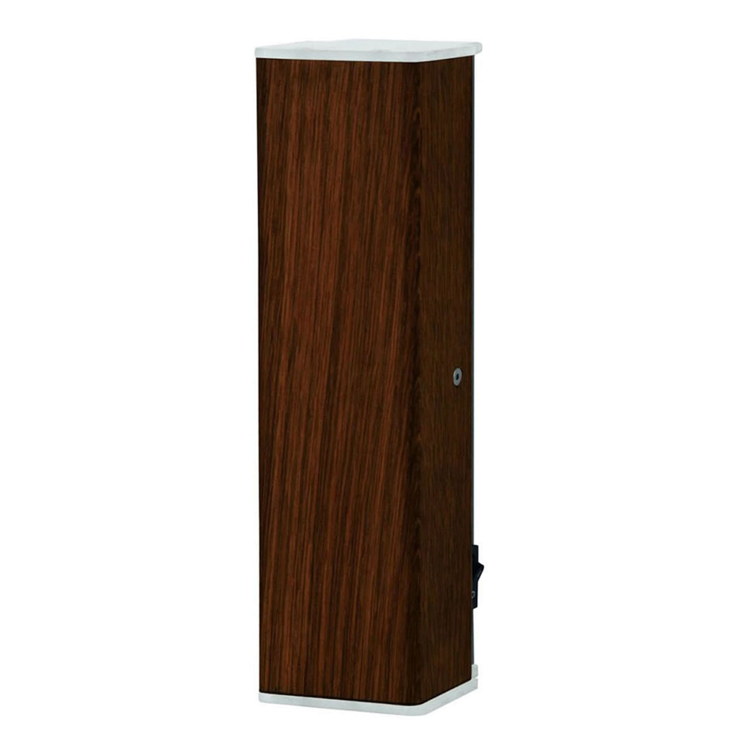 Applique murale LED Leonora up&down en bois, noyer, hauteur 21 cm