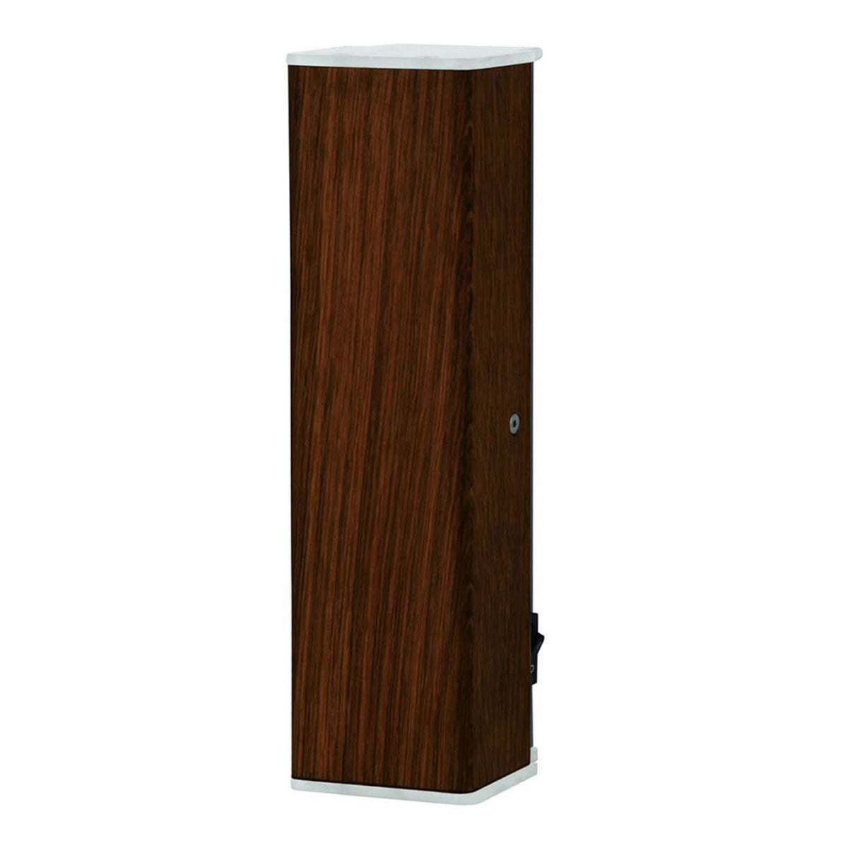 Applique murale LED Leonora up&down en bois, noyer, hauteur 21 cm