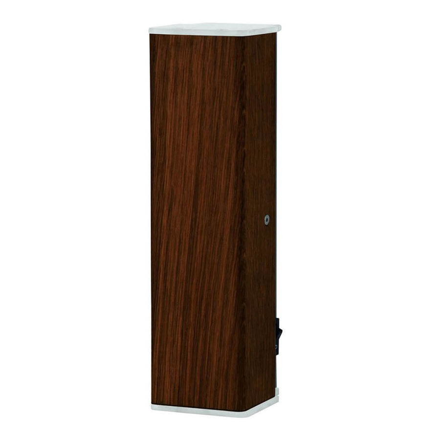 Applique murale LED Leonora up&down en bois, noyer, hauteur 21 cm