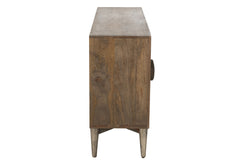 Buffet Manguier MDF Marron 4 Portes | Zina