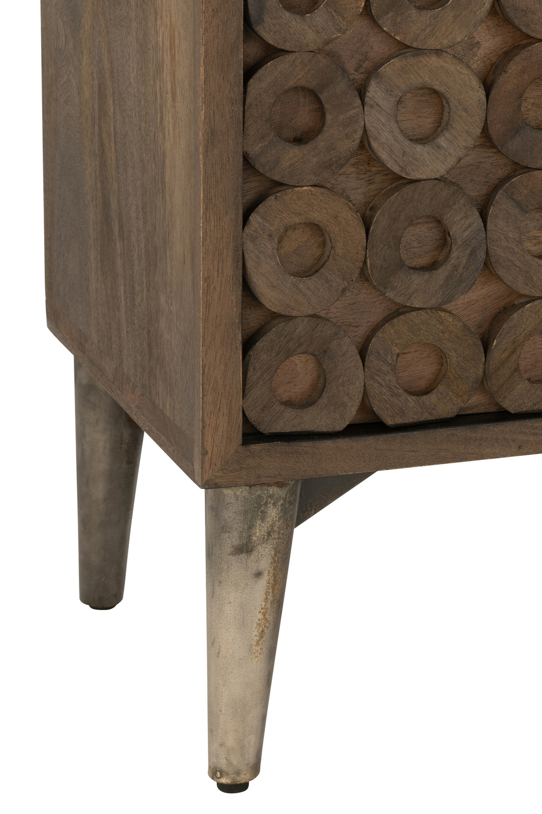 Buffet Manguier MDF Marron 4 Portes | Zina