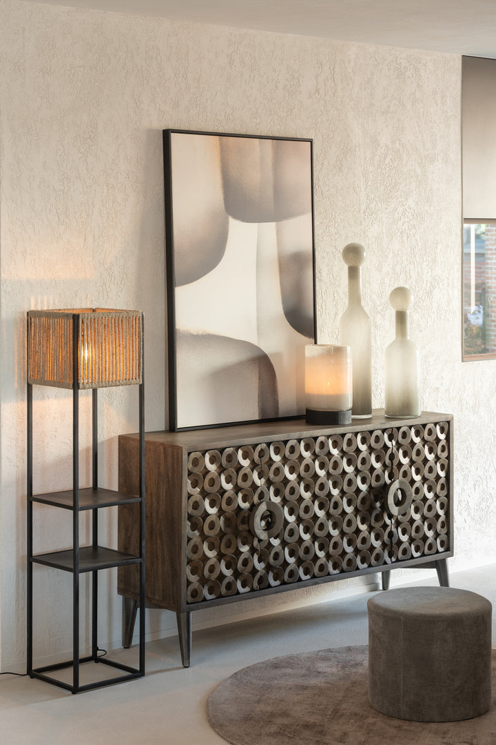 Buffet Manguier MDF Marron 4 Portes | Zina
