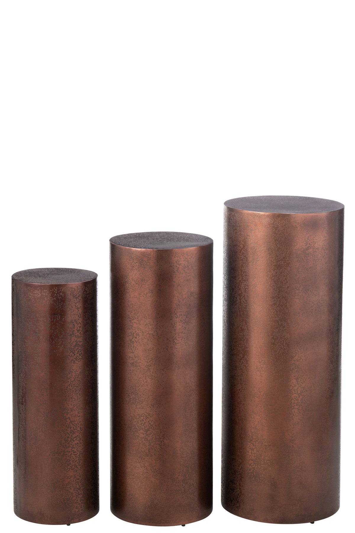 Piliers Ronds Métal Bronze