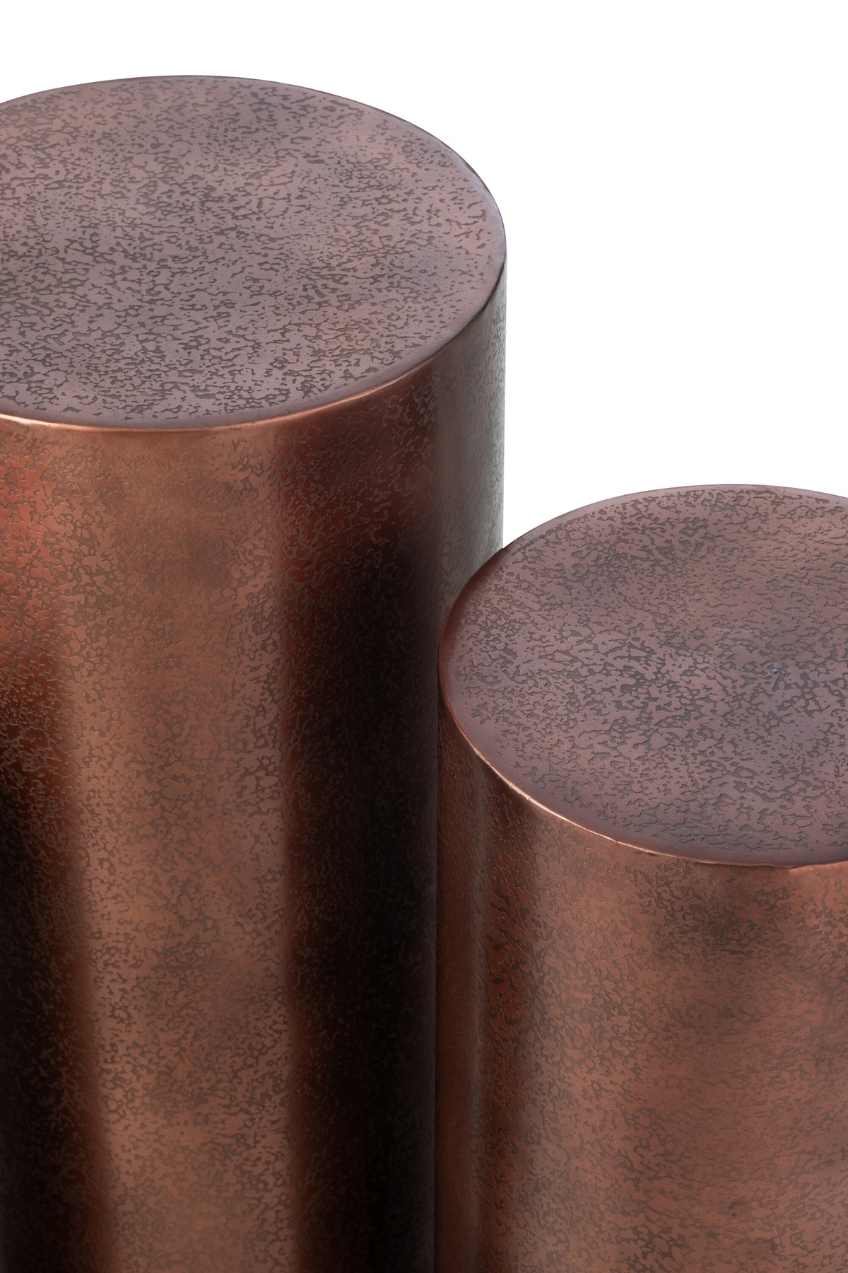 Piliers Ronds Métal Bronze