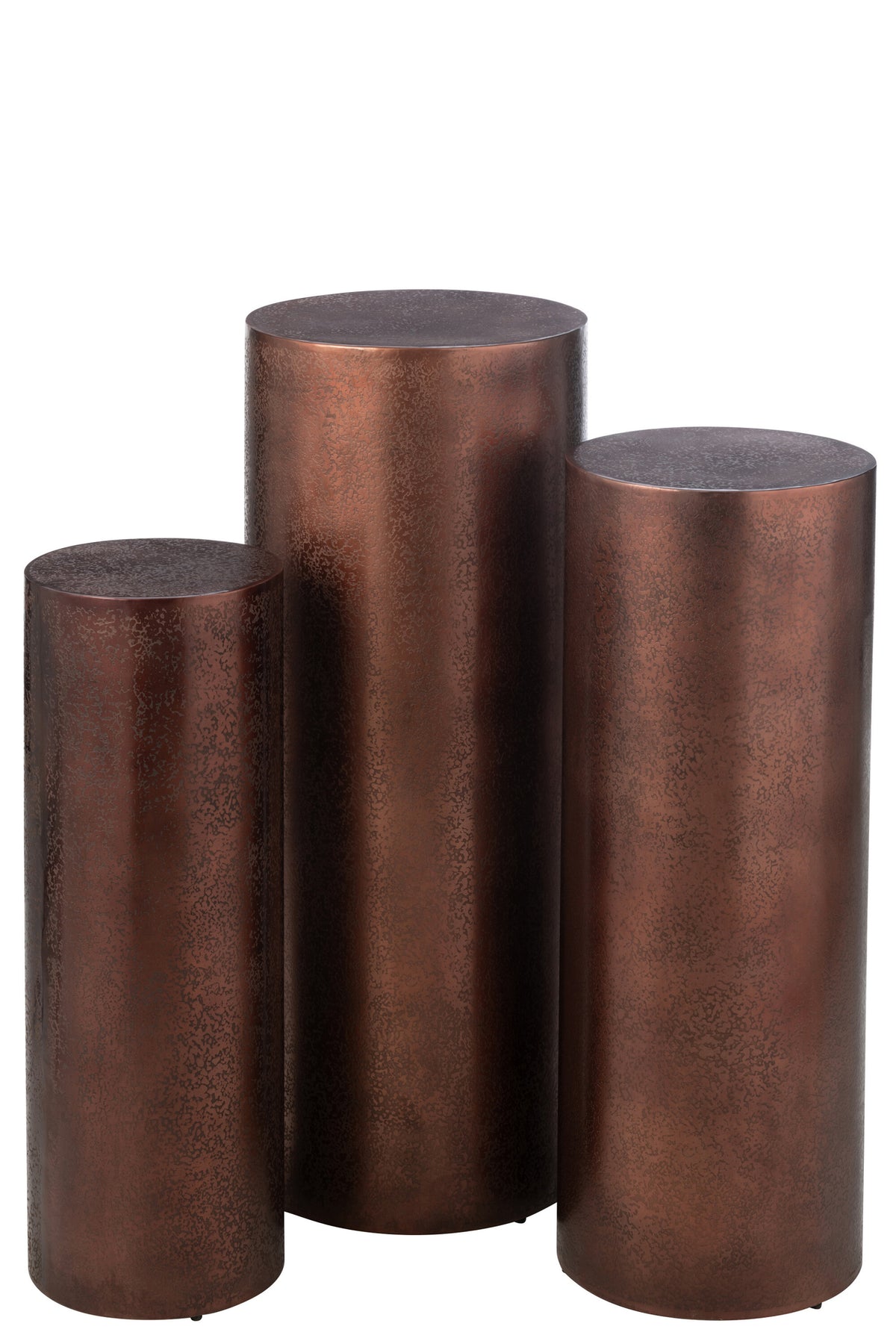 Piliers Ronds Métal Bronze