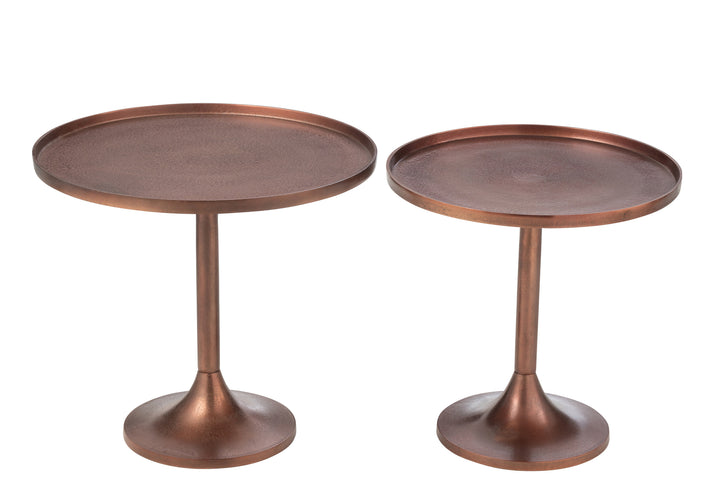 Ensemble Tables Aluminium Bronze