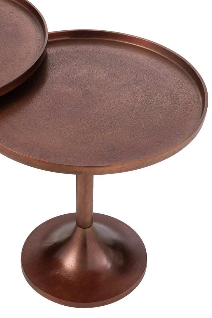 Ensemble Tables Aluminium Bronze