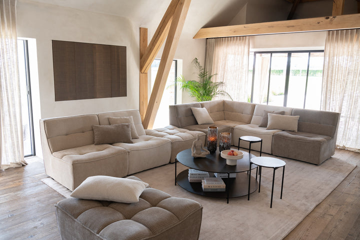 Sofa en Bois de Peuplier et Mousse