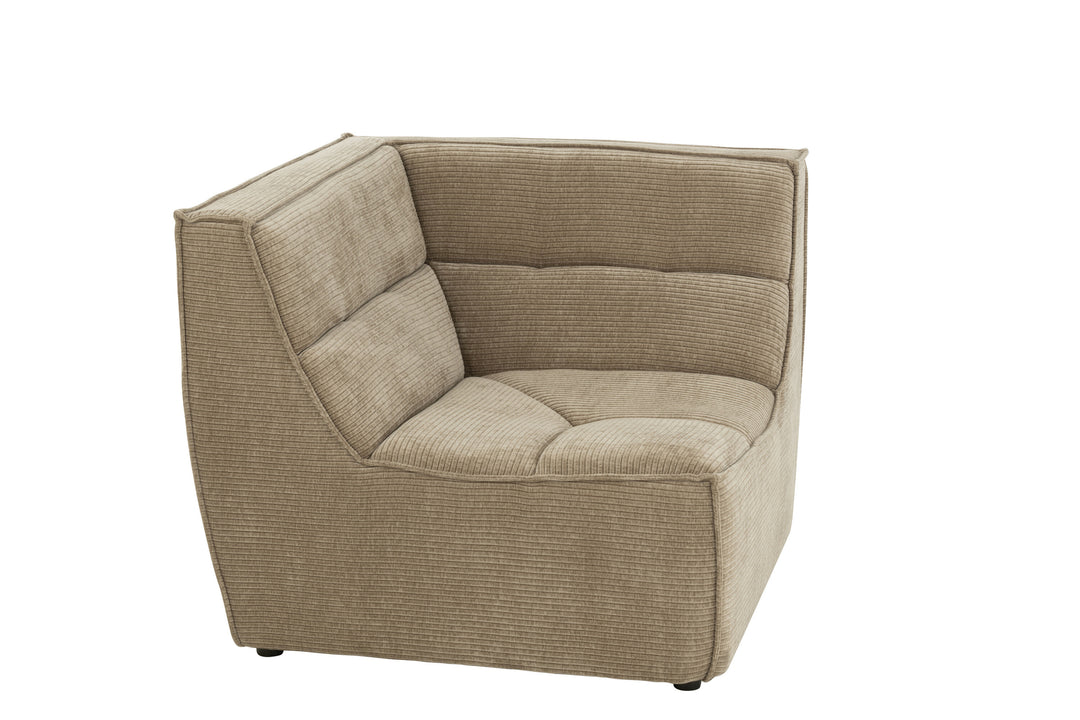 Canapé Angle Taupe Foncé | Pola
