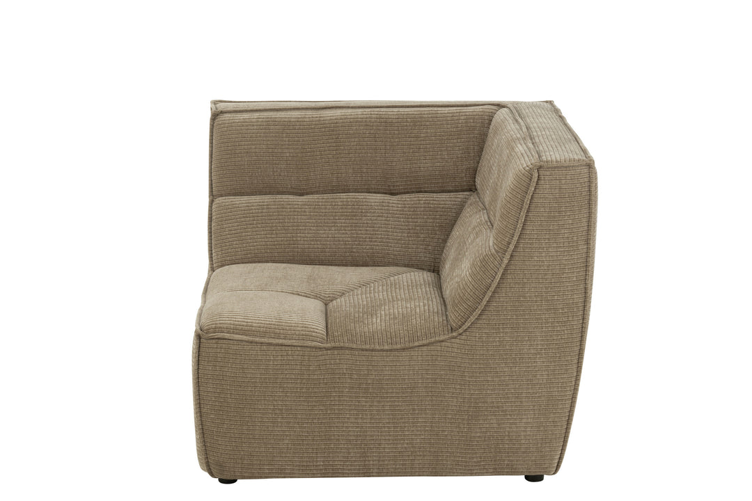Canapé Angle Taupe Foncé | Pola