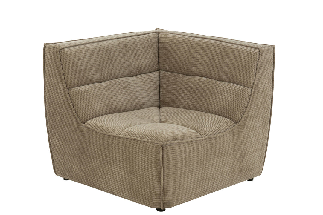 Canapé Angle Taupe Foncé | Pola