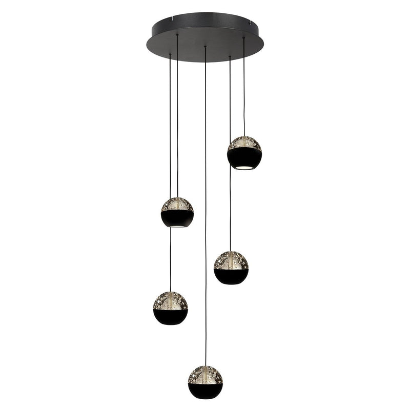 Suspension luminaire Belluno noir