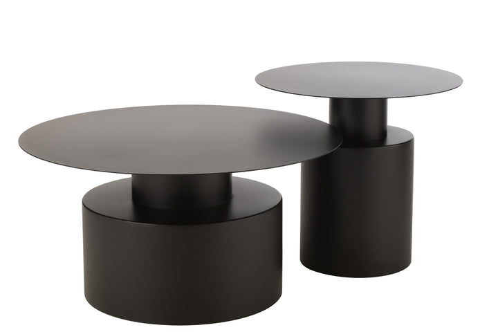 Table Basse Métal Noir Moderne