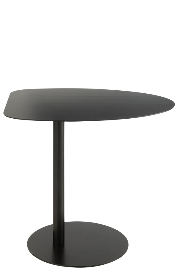 Table Métal Noir Glacé