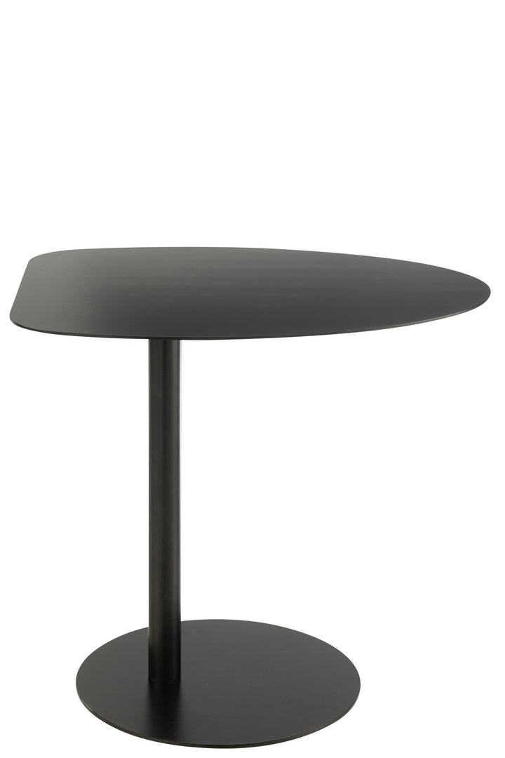 Table Métal Noir Glacé