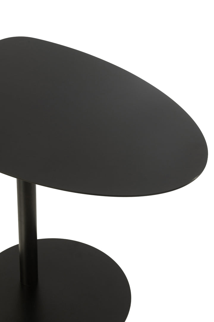 Table Métal Noir Glacé